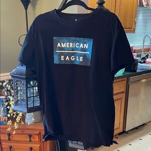 American Eagle Outfitters black Graphic Tee